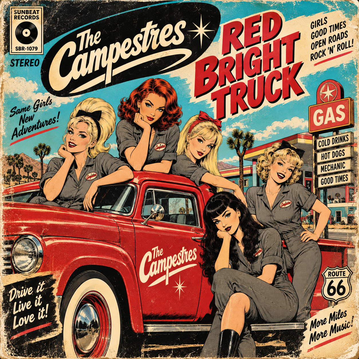 Red Bright Truck